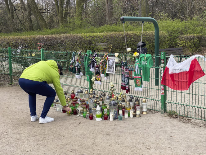 Śmierć Jacka Magiery. Znicze pod parkiem Grabiszyńskim