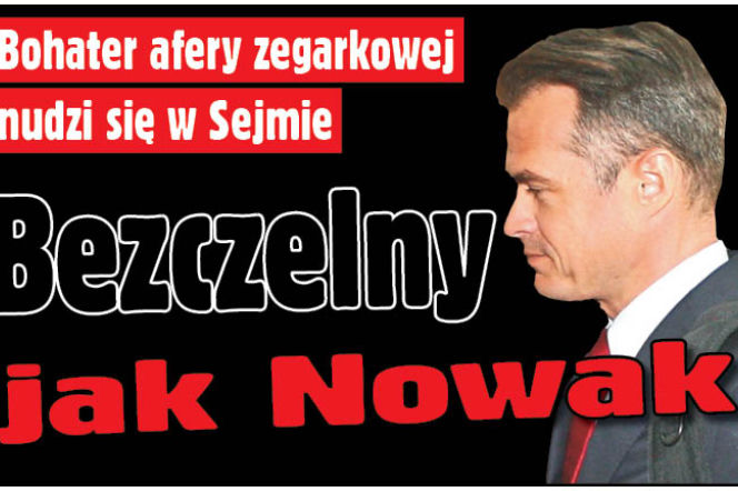 Bezczelny jak Nowak