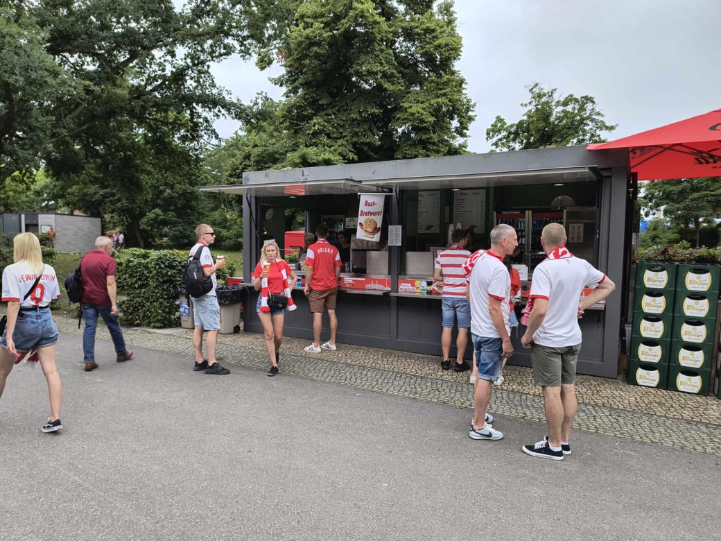 Euro 2024. Kibice przed meczem Polska - Austria w Berlinie