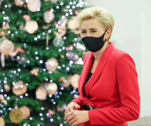 Zachwycająca choinka Agaty Dudy
