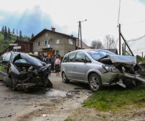 Wypadek 3 w Łapszach Niżnych