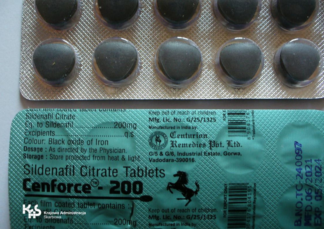 Nielegalne farmaceutyki ujawnione przez funkcjonariuszy KAS