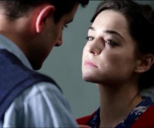 Czas honoru 7 sezon. Lena (Agnieszka Więdłocha), Janek (Antoni Pawlicki)