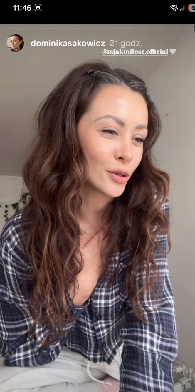 Dominika Sakowicz (Joanna z M jak miłość) - prywatnie na Instagramie
