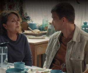 M jak miłość odc. 1910.  Mateusz (Rafał Kowalski), Marysia (Małgorzata Pieńkowska)