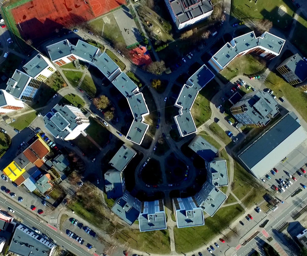 katowice z lotu ptaka