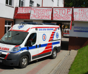Śmierć pod szpitalem