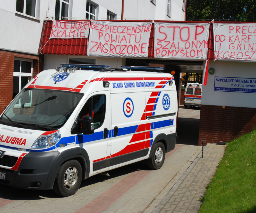 Śmierć pod szpitalem