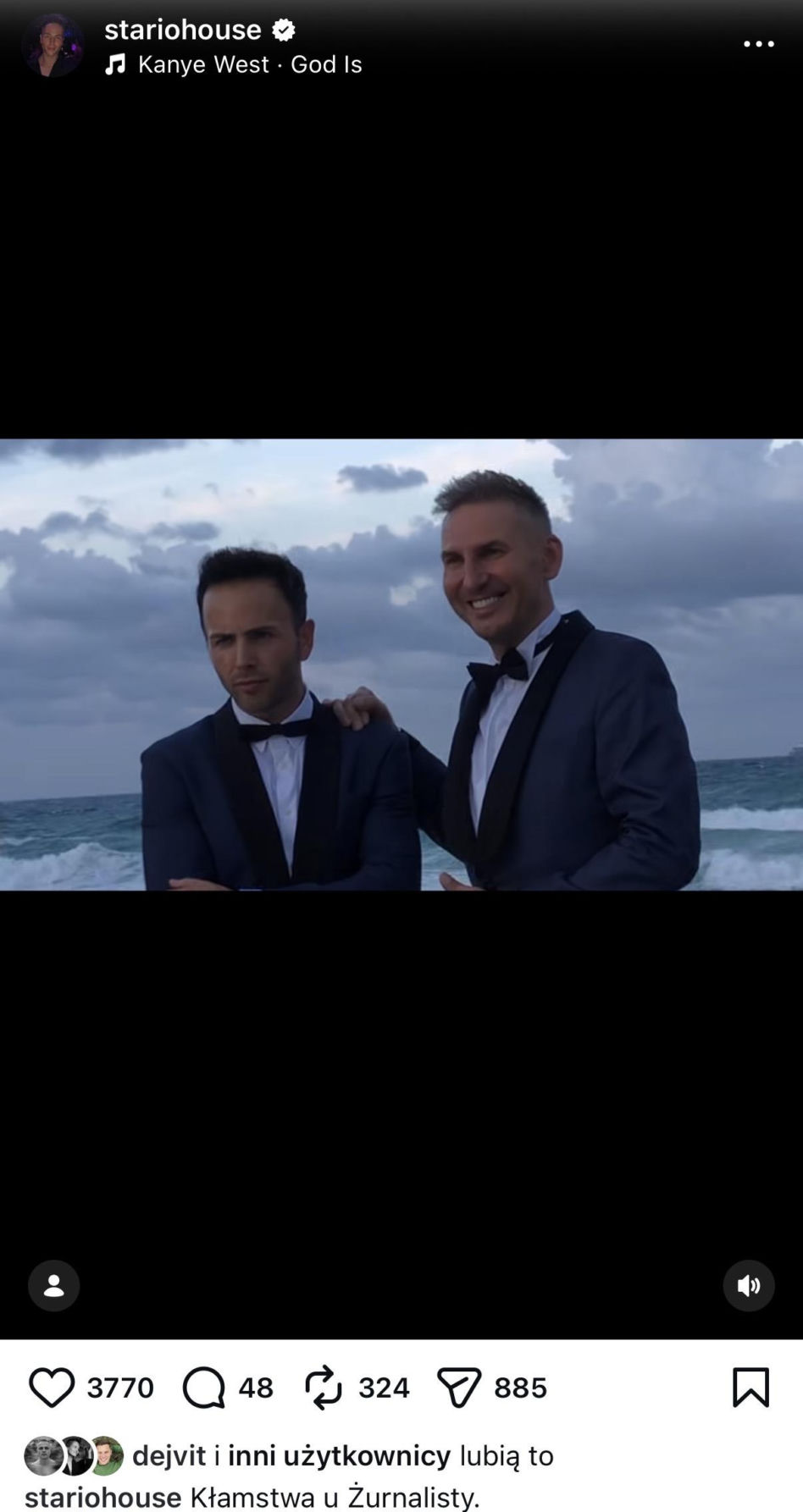 Krzysztof Gojdź i Marcin Roznowski: Ślub na plaży