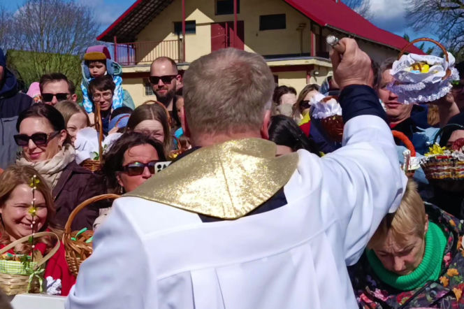 Konna święconka w Szczecinie