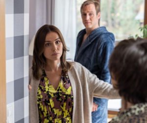 Na dobre i na złe, odc. 798: Hania (Marta Żmuda Trzebiatowska), Michał (Mateusz Janicki), Lucyna (Anna Samusionek)