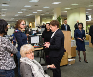Premier Beata Szydło w redakcji Super Expressu