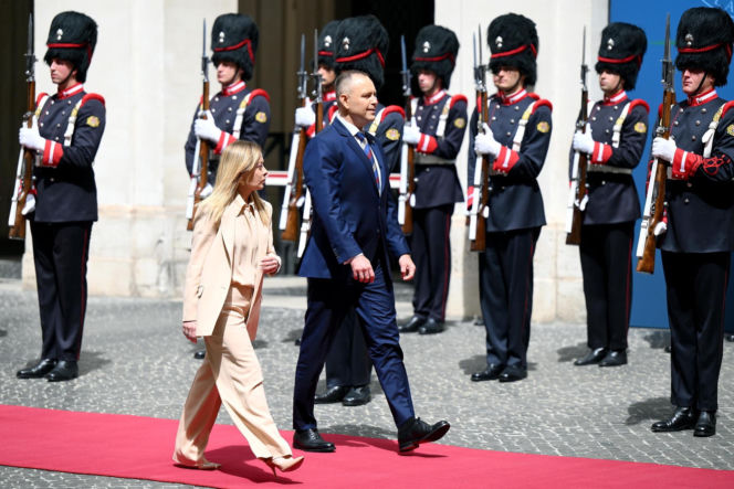 Marta Nawrocka we Włoszech