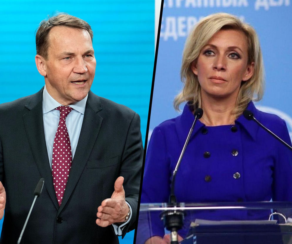 Radosław Sikorski obok Marii Zacharowej. O ostrym sporze polskiego ministra z rzeczniczką MSZ Rosji przeczytasz na Eska.