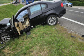 Poważny wypadek w miejscowości Sadowie. Zablokowana DK9, są ranni
