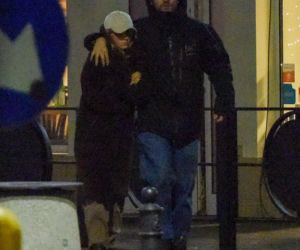 Agnieszka Kaczorowska i Marcin Rogacewicz na kolacji