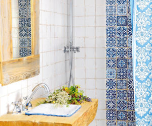 Wnętrze łemkowskiej chaty