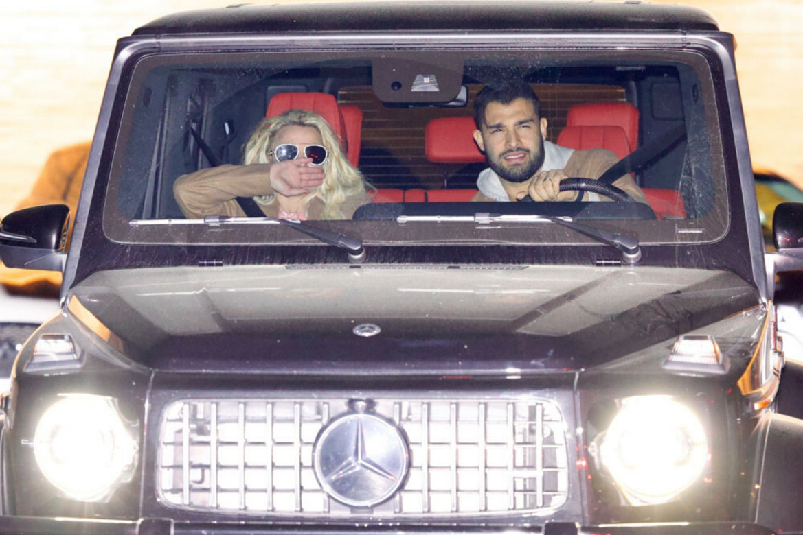 Britney Spears  z mężem, Sam Asghari