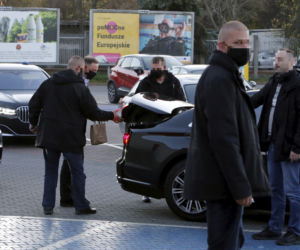 Agata i Andrzej Duda na zakupach w Krakowie