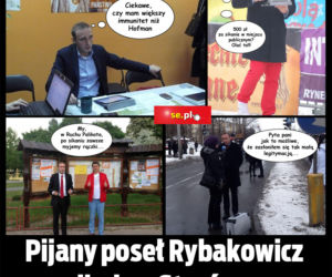Pijany poseł Rybakowicz sikał na staromiejskim rynku w Bydgoszczy
