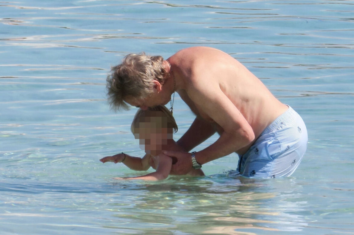 Zbigniew Boniek na plaży
