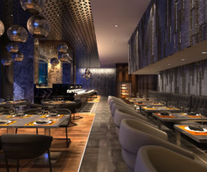 STARDUST - Projekt wnętrza restauracji.