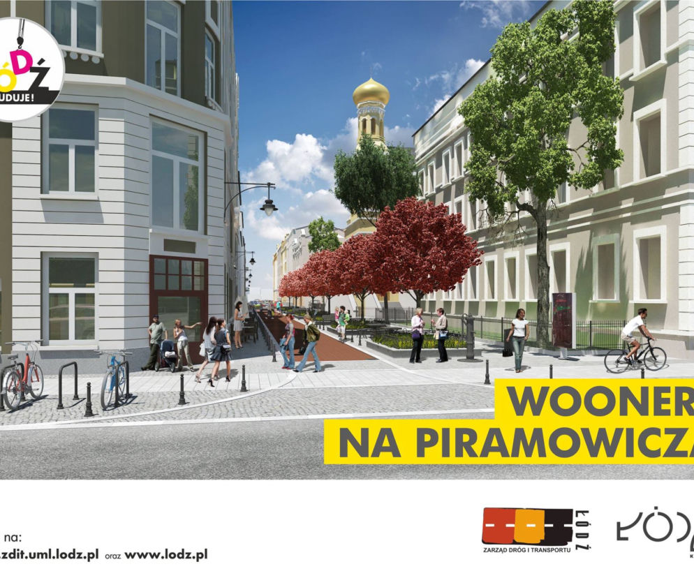 Woonerf na Piramowicza to jedna ze zwycięskich inwestycji budżetu obywatelskiego
