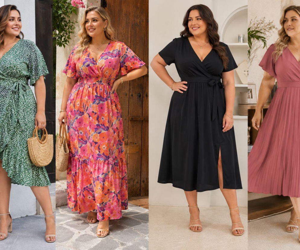 Ten fason sukienki pokochały kobiety plus size. To krój idealny na lato! 