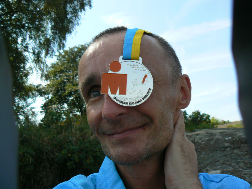 Medal za udział w triatlonie Iron Man