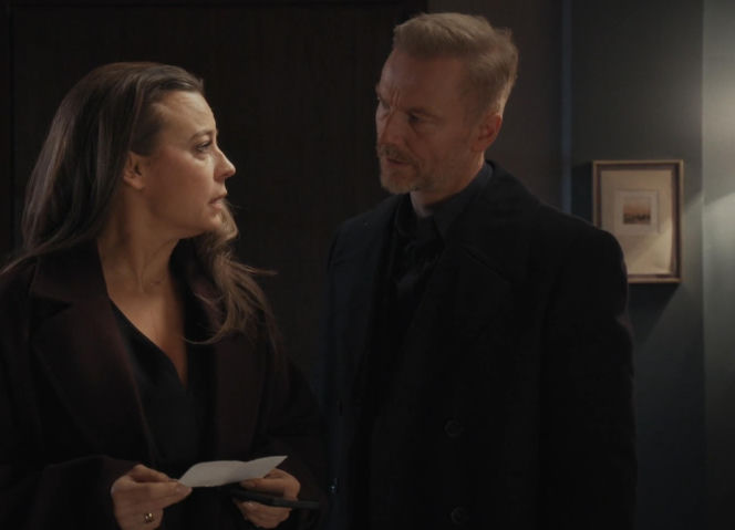 M jak miłość, odcinek 1928. Magda (Anna Mucha), Andrzej (Krystian Wieczorek)