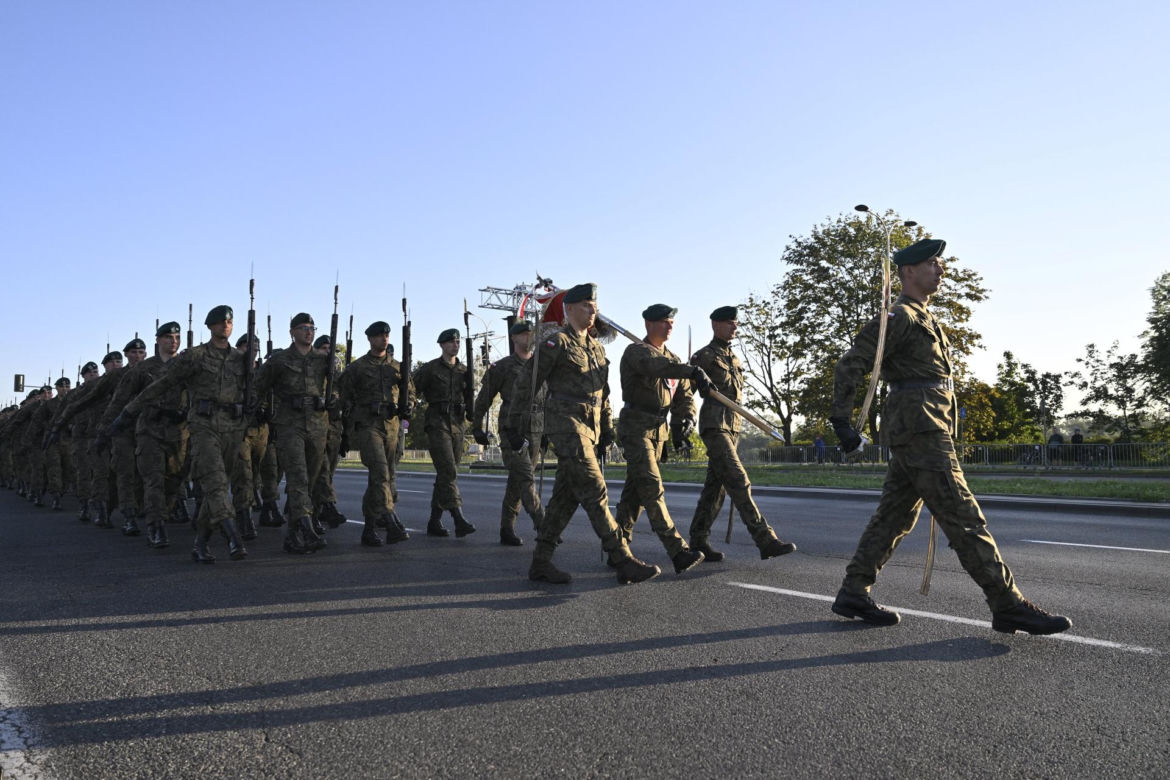 Próba generalna defilady wojskowej w Warszawie