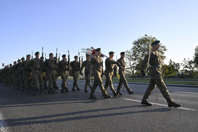 Próba generalna defilady wojskowej w Warszawie