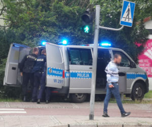 Szaleniec na ulicach Świnoujścia