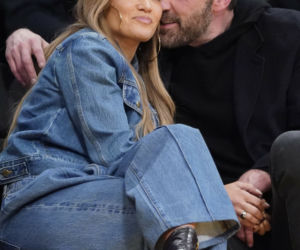 Jennifer Lopez, Ben Affleck na meczu