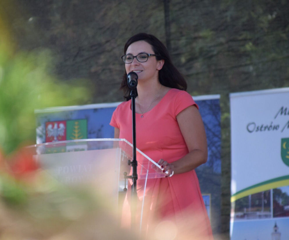 Kamila Gasiuk-Pihowicz na dożynkach