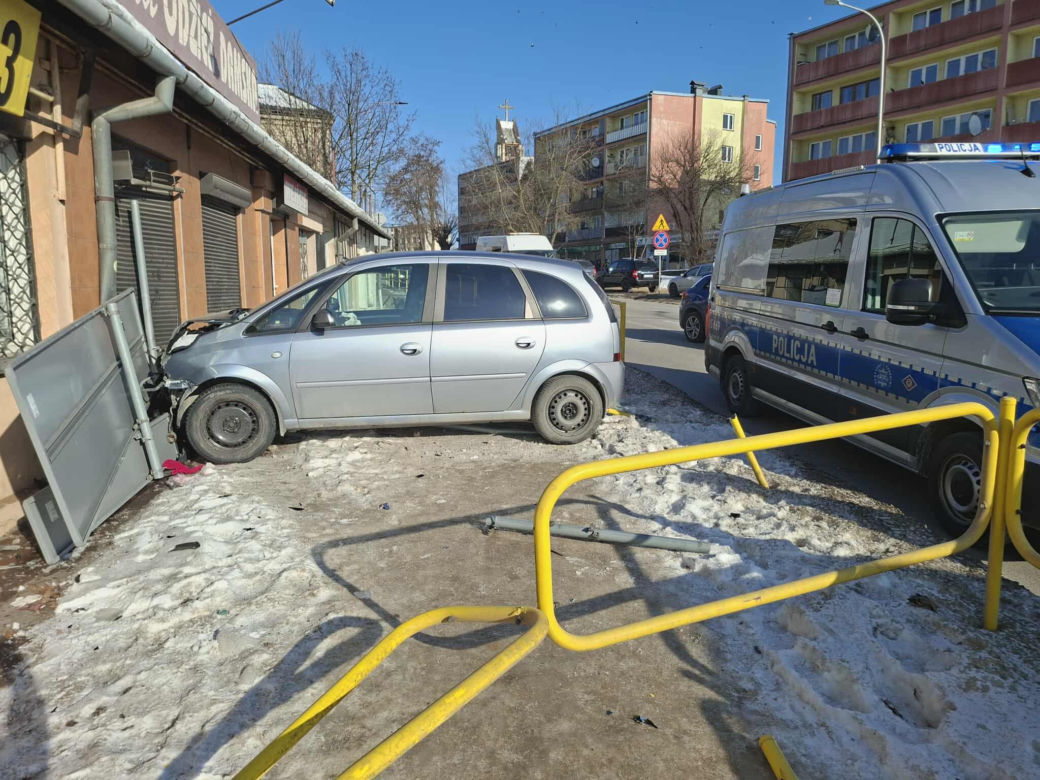 Wypadek na ulicy Radomskiej w Starachowicach
