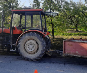 Śmiertelny wypadek w Szczereżu. Nie żyje rowerzysta potrącony przez traktor