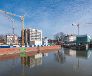 Kamienica na Wyspie Słodowej w przebudowie
