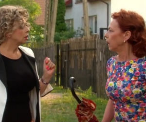 Ranczo 9 sezon odc. 111. Lodzia (Magdalena Kuta), Halina (Violetta Arlak)