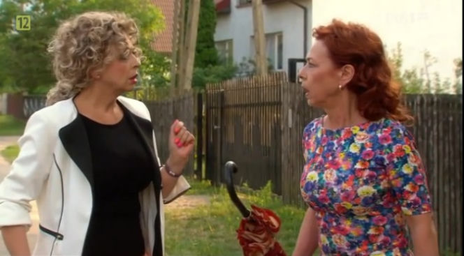 Ranczo 9 sezon odc. 111. Lodzia (Magdalena Kuta), Halina (Violetta Arlak)