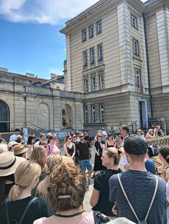 Kawowy ślad w centrum Warszawy
