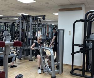 Joanna Scheuring-Wielgus na siłowni