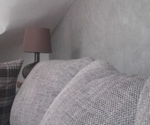 Metamorfoza ściany w salonie BETON na ścianie!