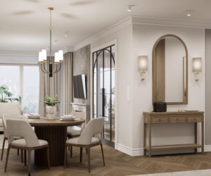 Kaszmirowe mieszkanie w gdańsku - projekt Renata Michałowicz