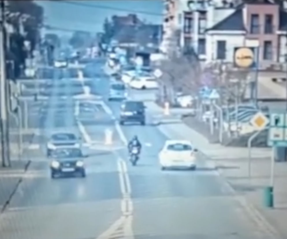​W Kościanie motocyklista w minutę stracił prawko