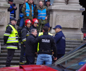 Ewakuacja Zachodniopomorskiego Urzędu Wojewódzkiego w Szczecinie