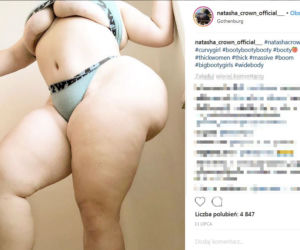 Natasha Crown ma największe pośladki na świecie?