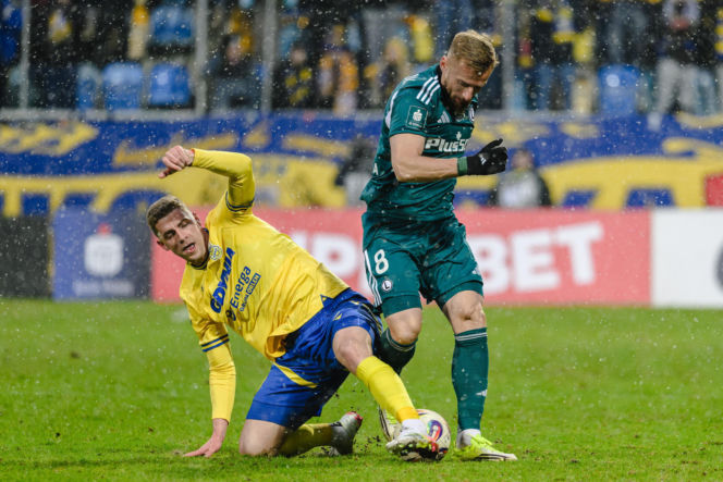 Arka Gdynia - Legia Warszawa: Zdjęcia z boiska