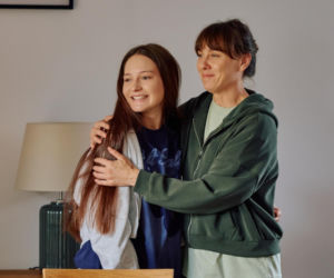 Na Wspólnej, odc. 4310. Ewelina Kalska (Marta Malikowska), Jagoda (Laura Zawadka)