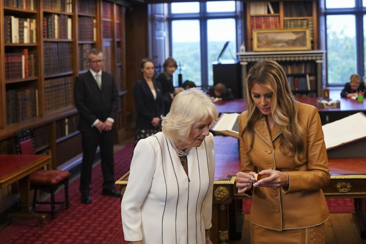 Pierwsza Dama USA w Windsorze spotkała się z królową Kamilą i księżną Kate